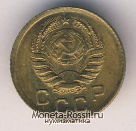 Монета 1 копейка 1937 года