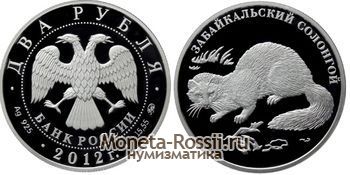 Монета 2 рубля 2012 года 
