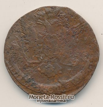 Монета 5 копеек 1769 года