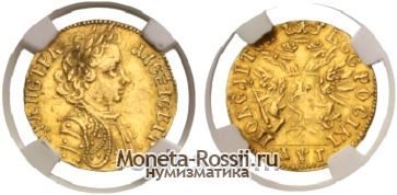 Монета 1 червонец 1703 года