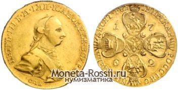 Монета 1 червонец 1742 года