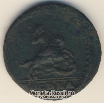 Монета 1 копейка 1729 года