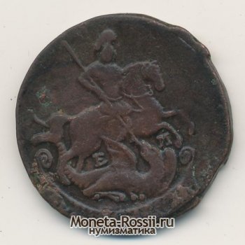 Монета 2 копейки 1770 года