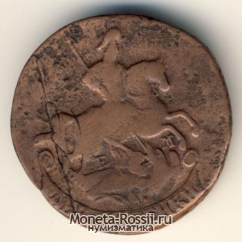 Монета 2 копейки 1771 года