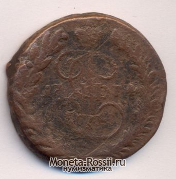 Монета 2 копейки 1774 года