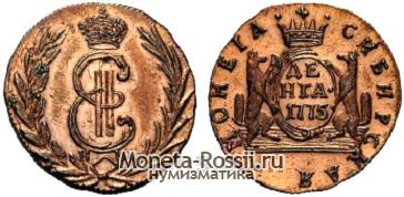 Монета Денга 1775 года