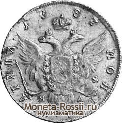 Монета Полтина 1787 года