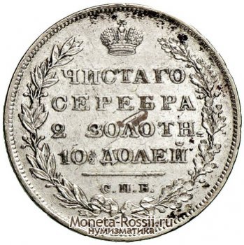 Монета Полтина 1831 года